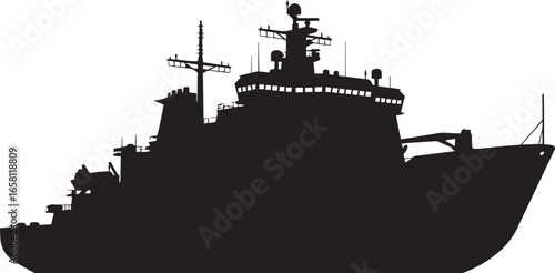 Icebreaker Ship Vector