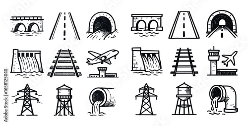 Infrastructure Icons Grid