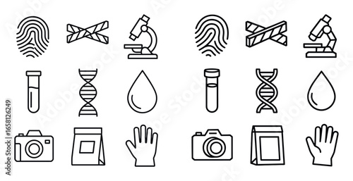 Forensic Icons Grid