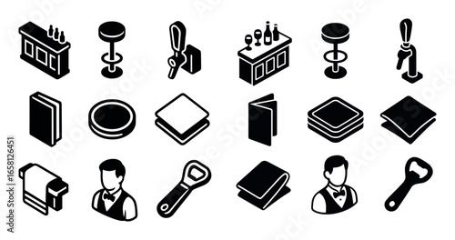 Bar Icon Set