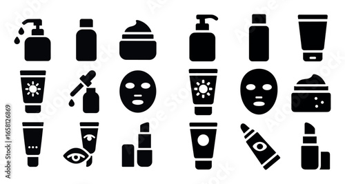 Beauty Icons Grid