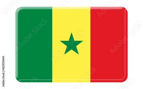 Senegal Flag | National Senegal Flag in 3D
