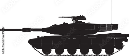 Military Tank Vehicles and Soldiers Set