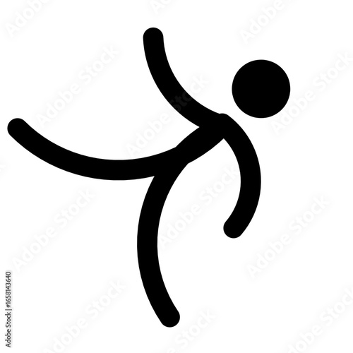 various poses of a person,people are standing, figurines, stick man, pictograms, icons of people isolated on a white background