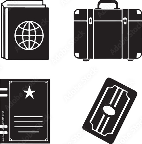 Travel Essentials Icons