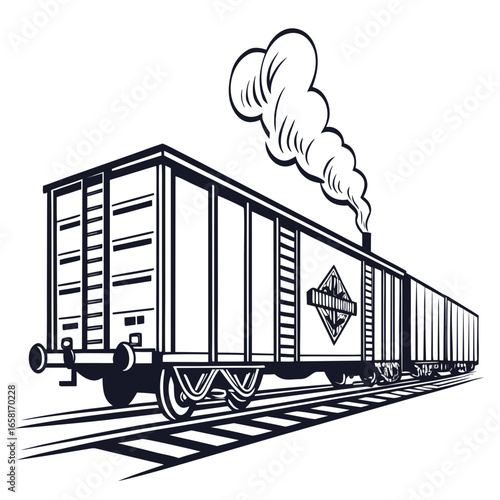 Classic Locomotive Freight Journey