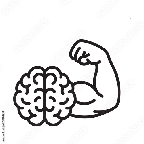 Brain power icon