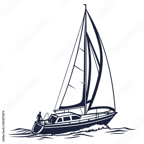 Sailboat clip art preview