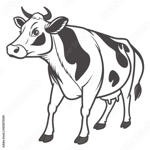 Detailed Farm Bovine Concept Art