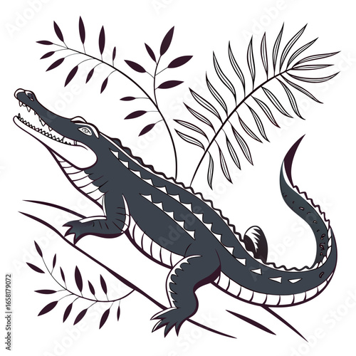 Alligator Illustration