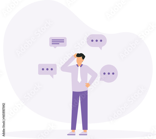 Verbal or oral communication skill, storytelling or explanation, public speaking and talking or discussion, telling message or speech concept
