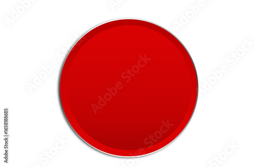 Red round Button with flat design Isolated On PNG Transparent Background Free Download Red round Button with flat design Isolated On PNG Transparent Background - GFXLoad