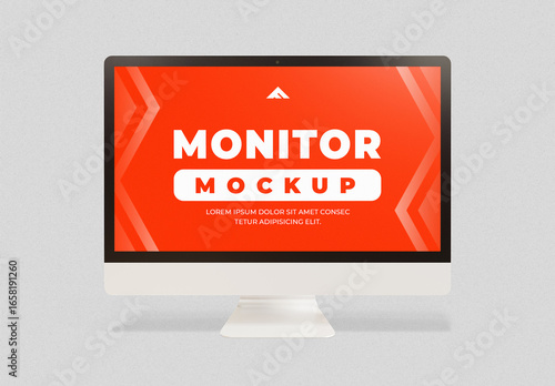 Monitor Screen Mockup
