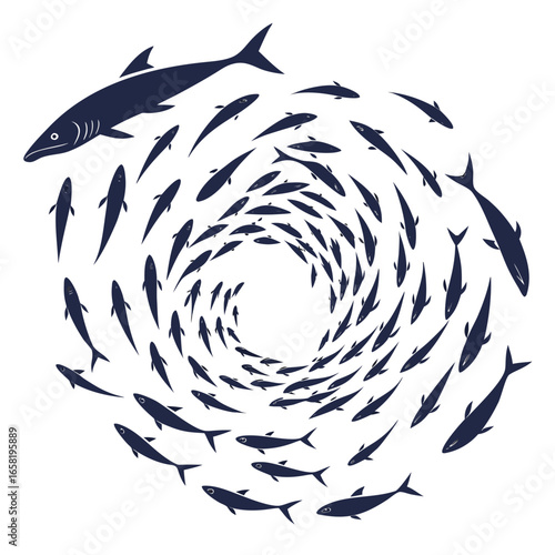 Fish Swirl Illustration