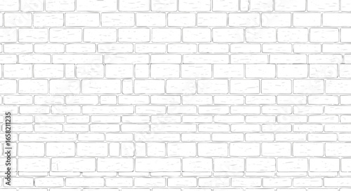 Create a brick wall vector, seamless pattern drawing. texture interior background line art. set of graphics elements drawing for architecture and landscape design. cad pattern vector art .