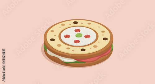 easter cake with eggs