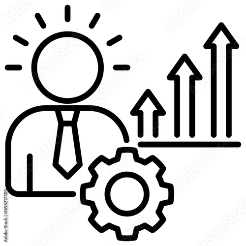 Motivation Line Icon