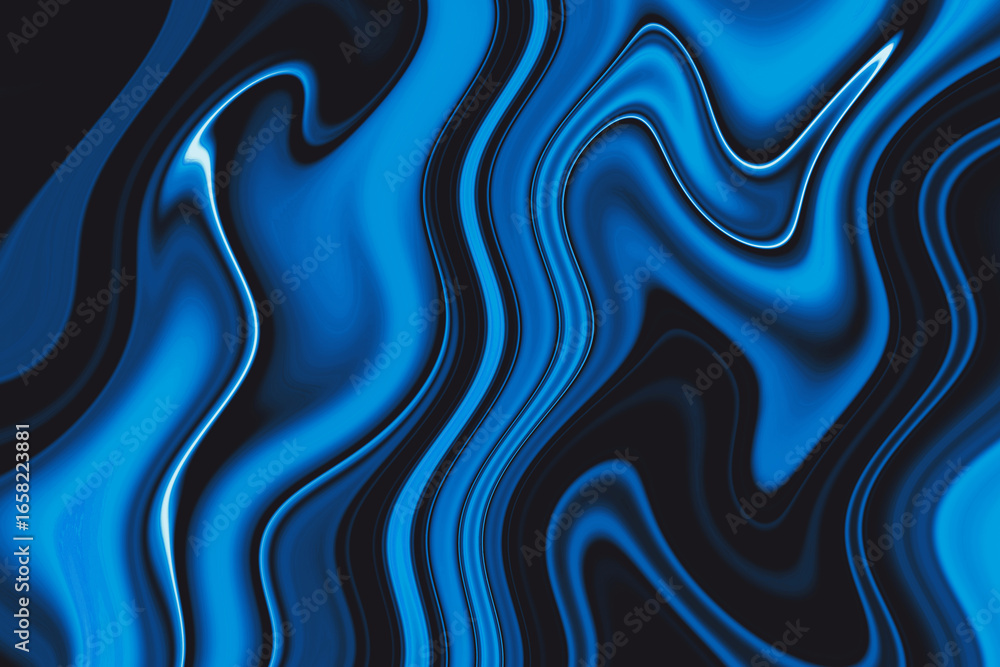 Obraz premium Abstract wavy pattern suitable for backgrounds, posters, digital design projects. Ideal for creating dynamic and modern visuals with a unique twist.