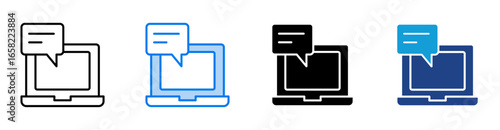 marketing icon set multiple style collection