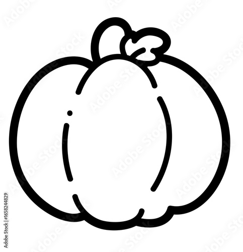 cute pumpkin - layered cut file - halloween clip art