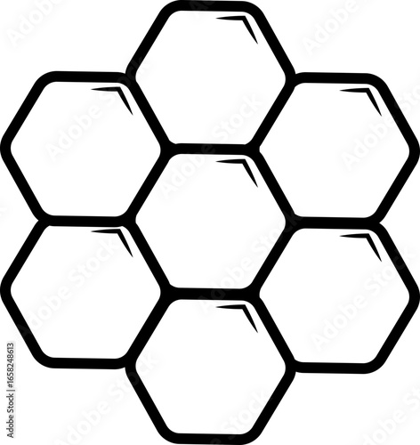 simple bee wax - layered cut file - nature clipart