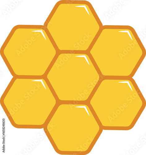 simple bee wax - layered cut file - nature clipart