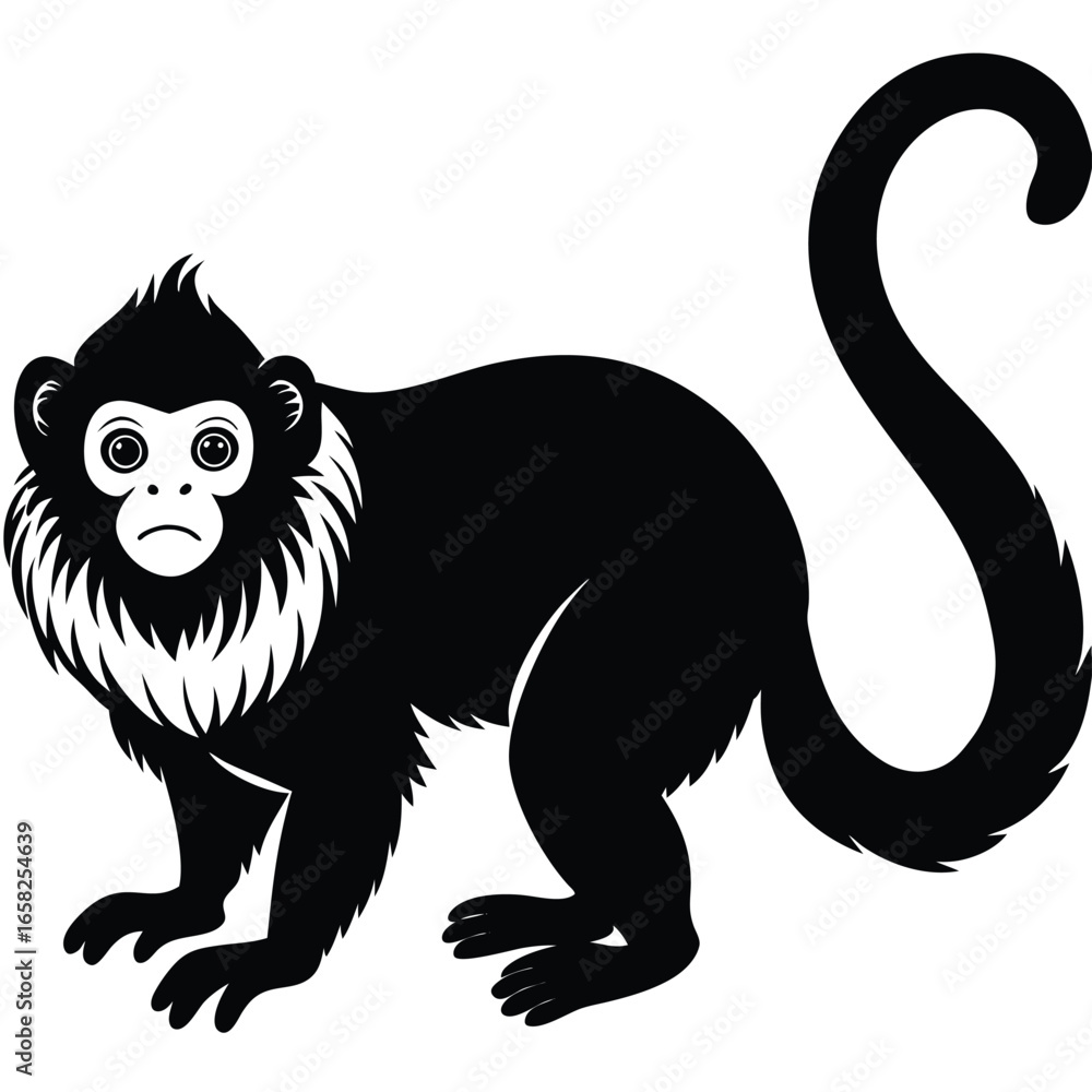 Fototapeta premium monkey vector animal