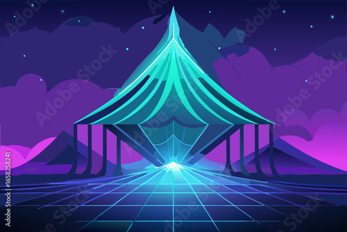 Amethyst Veil Background