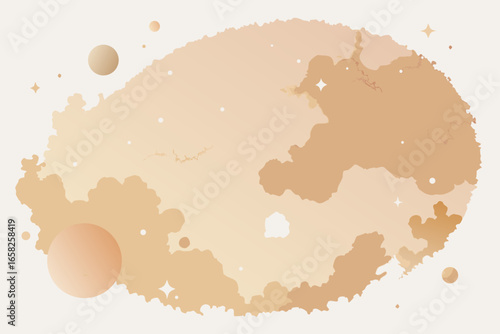 Cosmic Silhouette Background