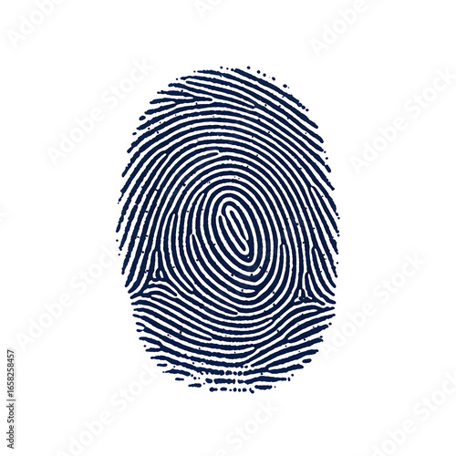 Wallpaper Mural Fingerprint access representing security and identification isolated on white or transparent background. PNG Torontodigital.ca