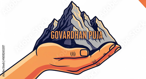 Govardhan Puja Minimalist I...