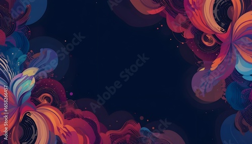 Vector Abstract Graphic Design Banner Pattern Background Web Template