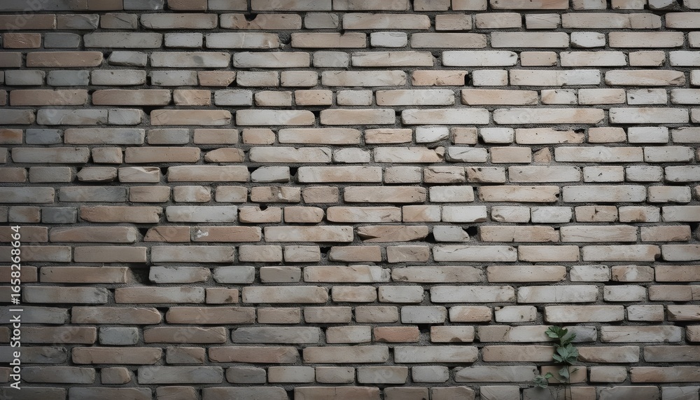 Fototapeta premium Old Wall Background with Stained and Aged Brick Texture