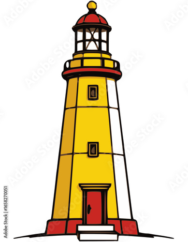 lighthouse vector illustration