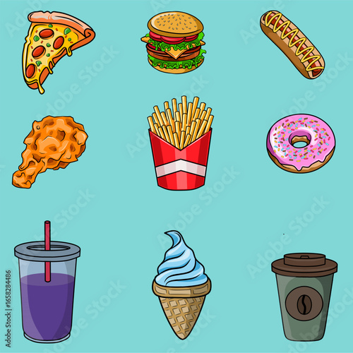fast food set