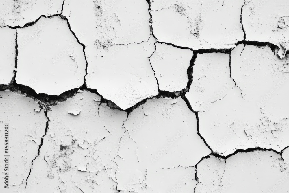 Obraz premium structural wall cracks