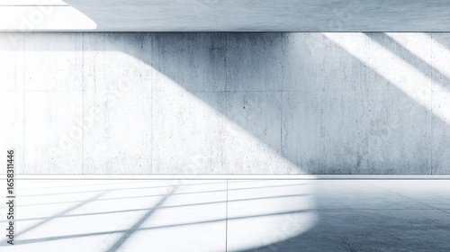 Minimalist concrete texture with clean lines, illustrating modern architectural aesthetics.