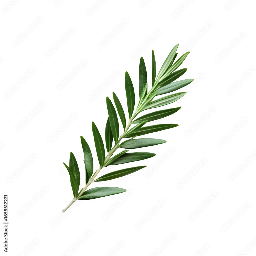 Fototapeta premium Fresh green rosemary leaves
