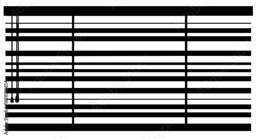 An isolated music staff with notes.