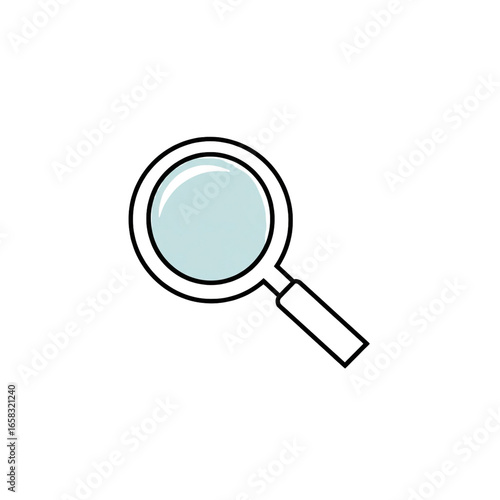 Magnifying Glass Discovery in a Forest Setting