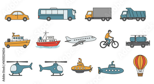 vektor all types of vehicles
