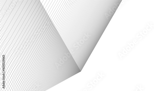 Abstract linear architecture vector 3d background