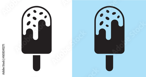Popsicle icon Vector Illustration