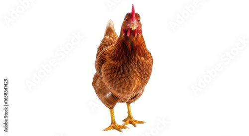 Photos Isolated Brown Hen