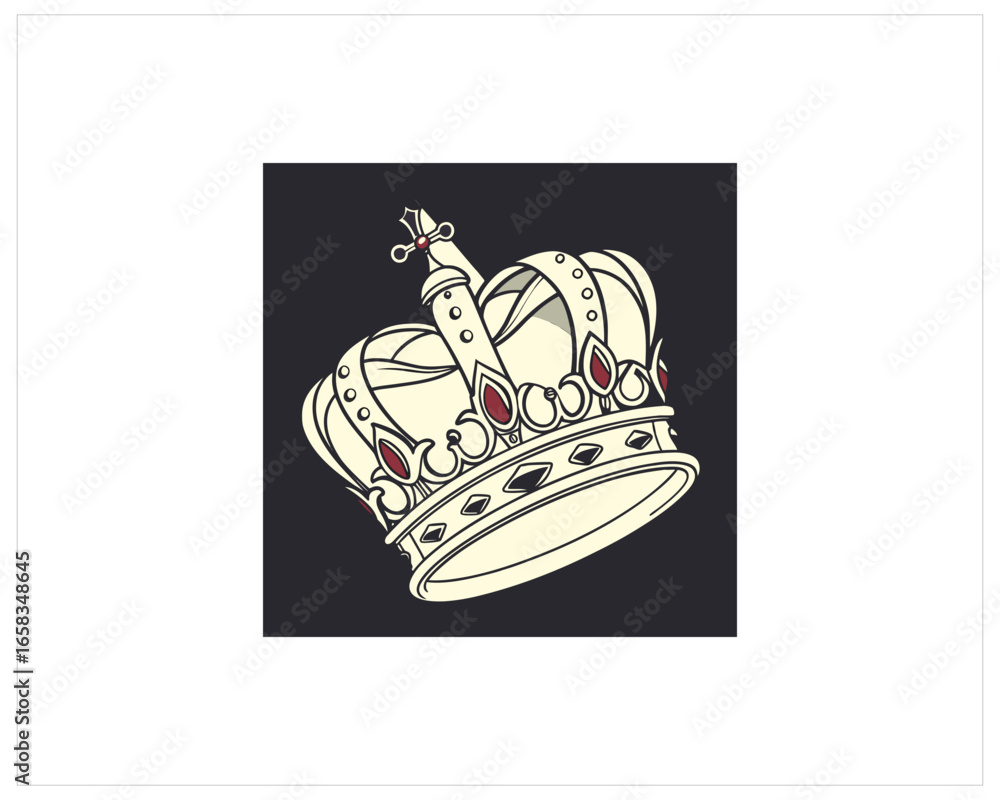 Fototapeta premium King Crown Vector Free SVG Download