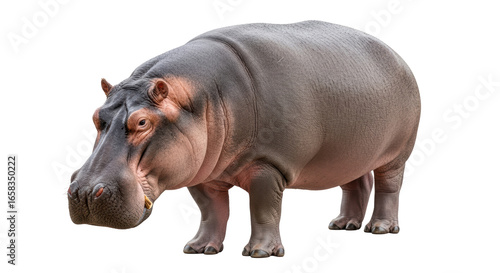 Isolated Hippopotamus