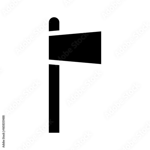 axe glyph icon