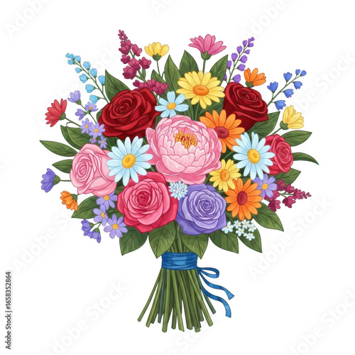 Wallpaper Mural Beautiful floral arrangement isolated on transparent background transparent background Torontodigital.ca