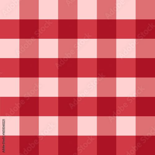 Cute fashion seamless pattern in style of picnic. Scottish tartan gingham plaid graphic texture for fabric, wrapping paper, package, banner, card. Classic textile print imitation