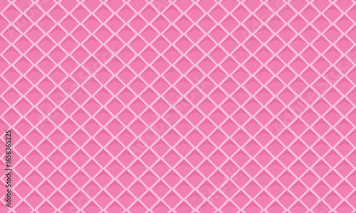 Vector illustration Seamless background pattern texture wafer waffle. Ice cream cone vector texture.